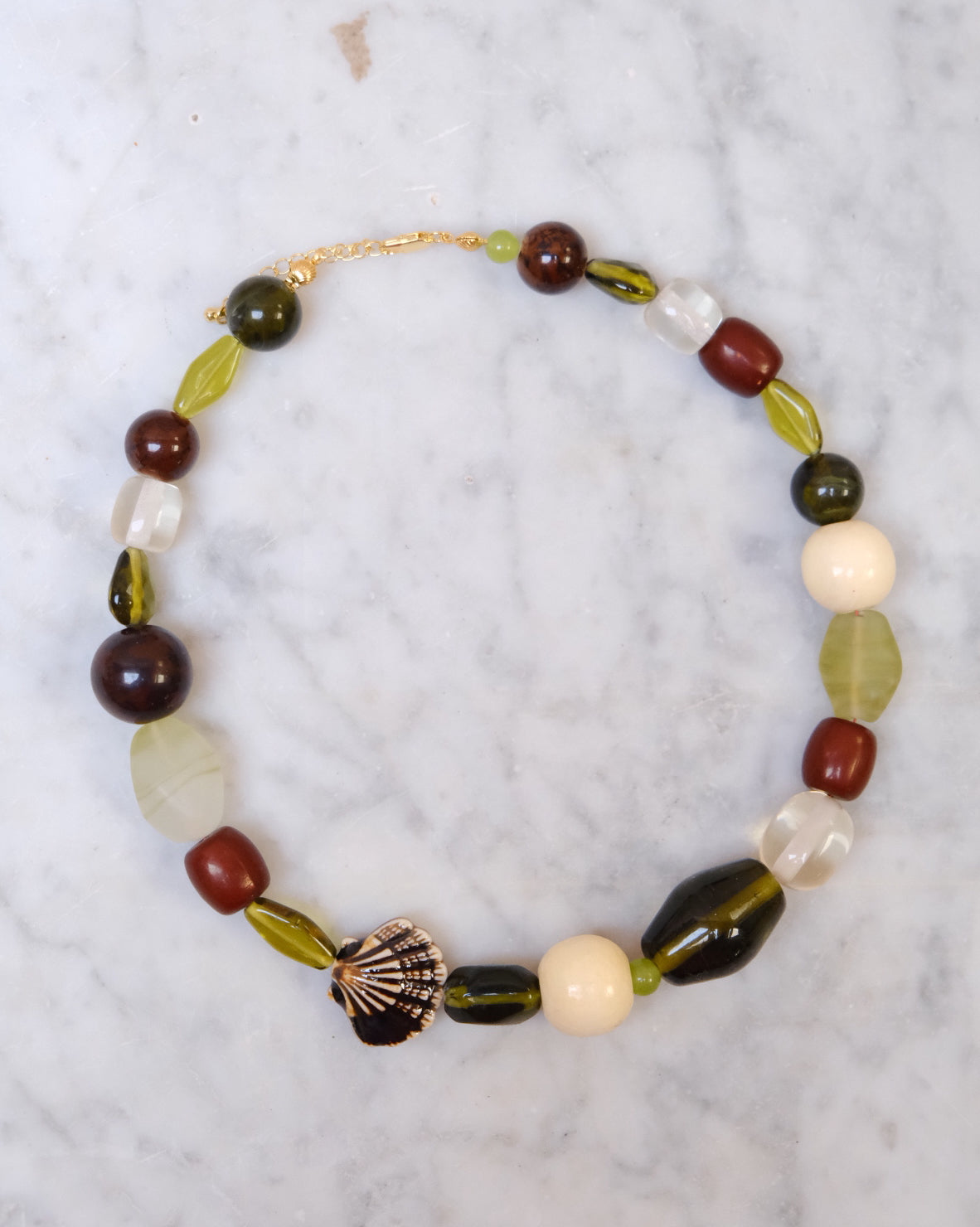 Gargantilla melange vert