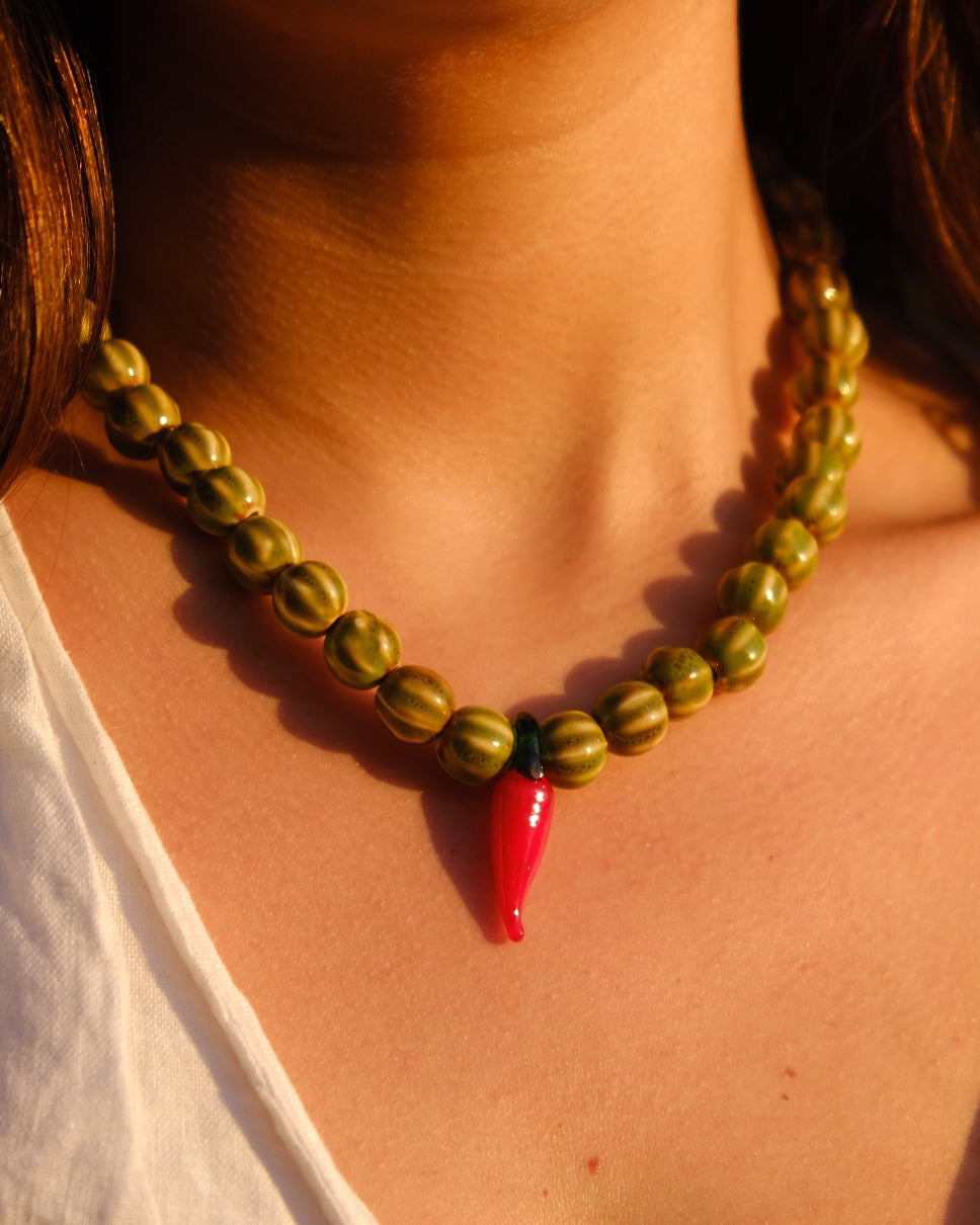 Collar Spicy verde